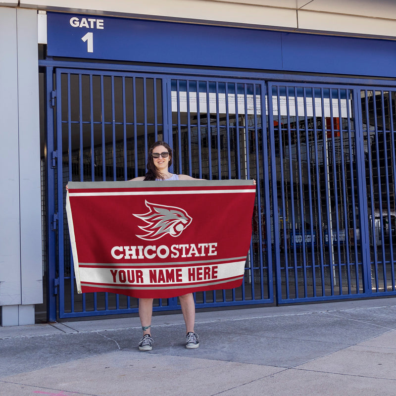 Cal State - Chico Personalized Banner Flag