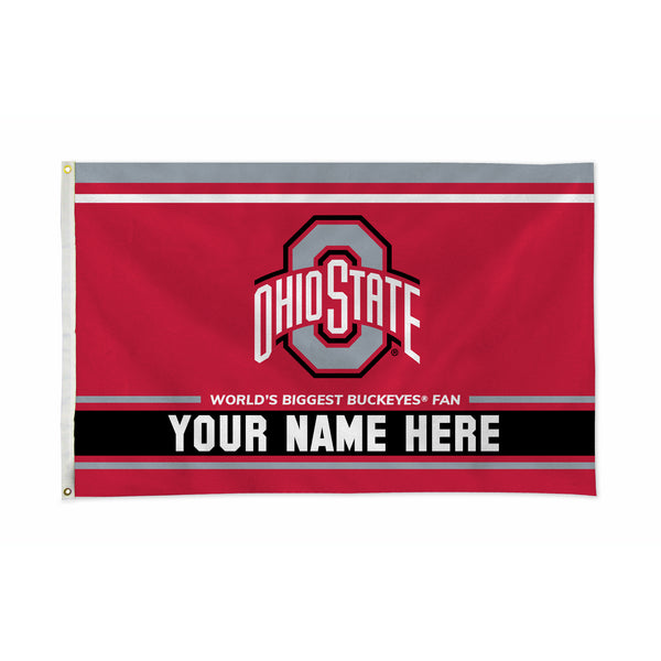 Ohio State University Personalized Banner Flag (3X5')