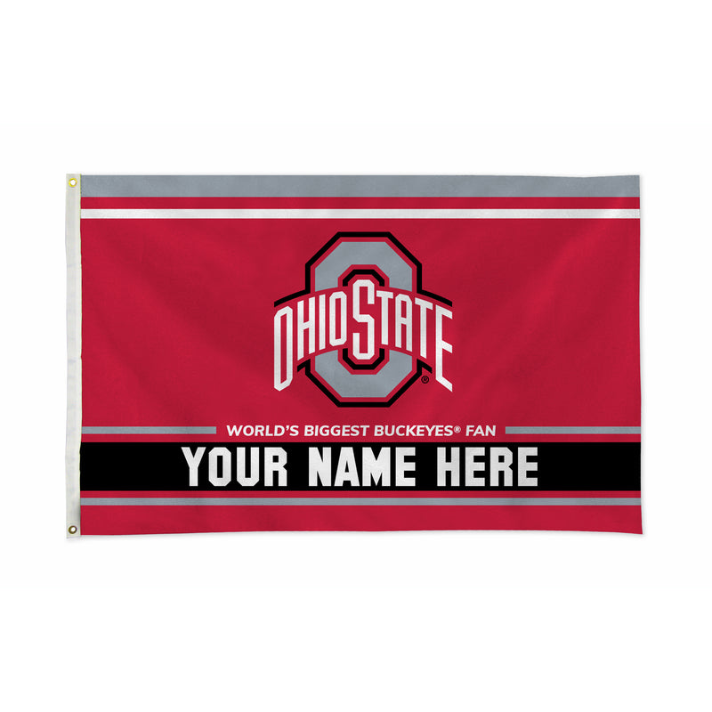 Ohio State University Personalized Banner Flag (3X5')