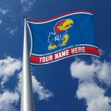 Kansas University Personalized Banner Flag (3X5')