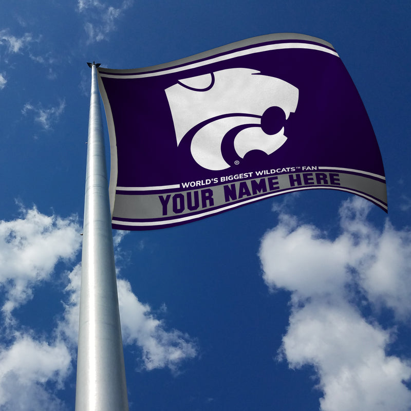 Kansas State University Personalized Banner Flag (3X5')