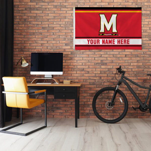 Maryland University Personalized Banner Flag