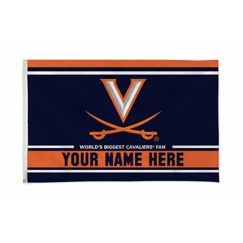 Virginia University Personalized Banner Flag (3X5')