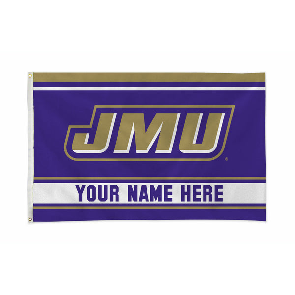James Madison Personalized Banner Flag