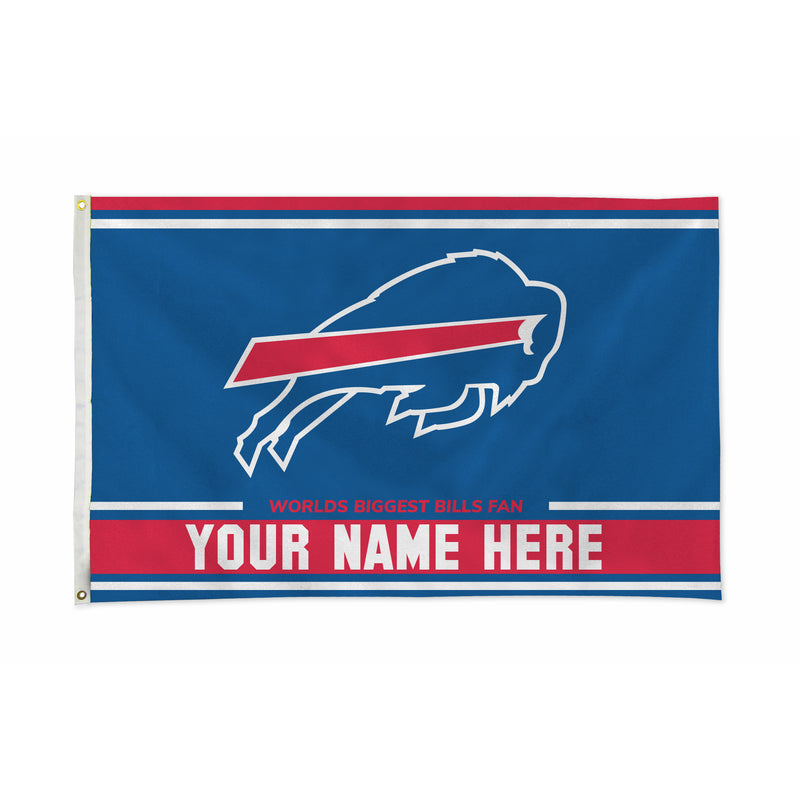 Buffalo Bills Personalized Banner Flag (3X5')