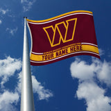 Washington Commanders Personalized Banner Flag (3X5')