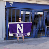 Northwestern Personalized Banner Flag (3X5')