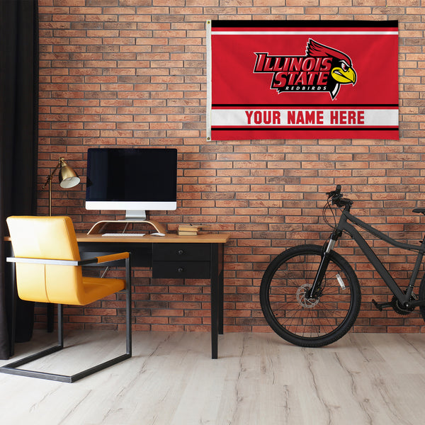 Illinois State Personalized Banner Flag