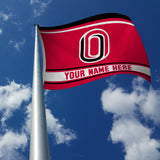 Nebraska - Omaha Personalized Banner Flag
