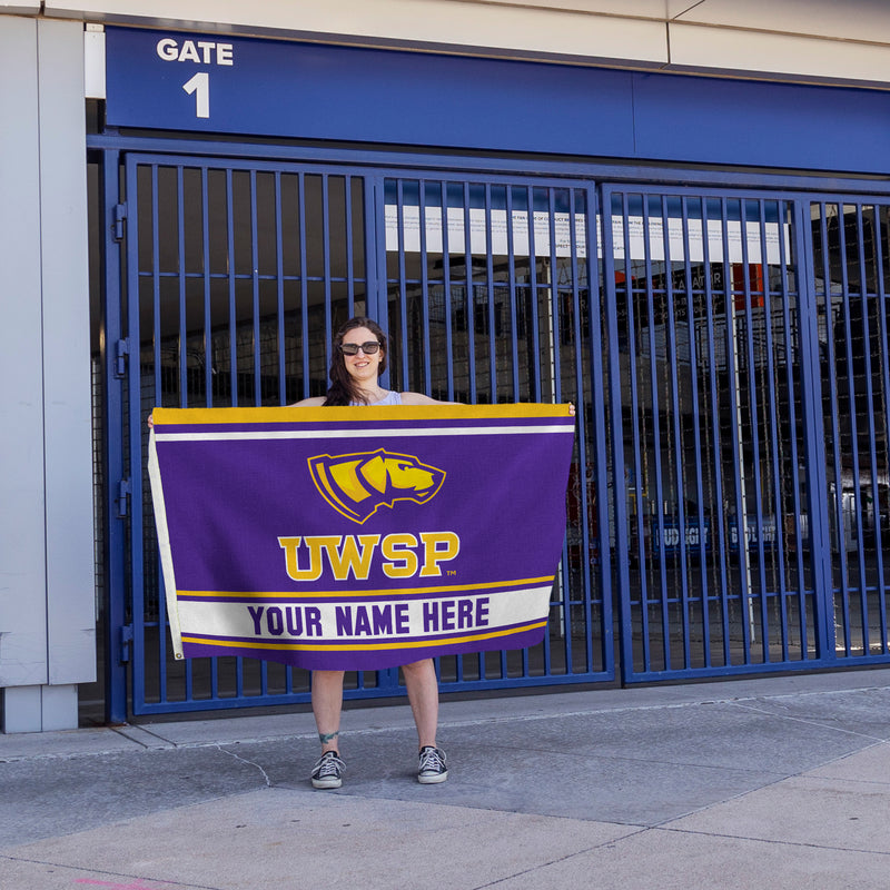 Wisconsin - Stevens Point Personalized Banner Flag