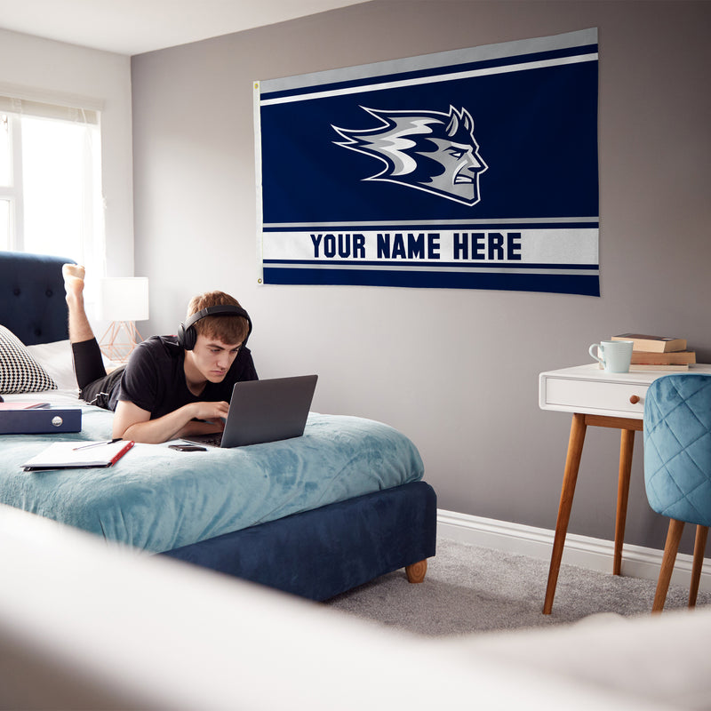 Wisconsin - Stout Personalized Banner Flag