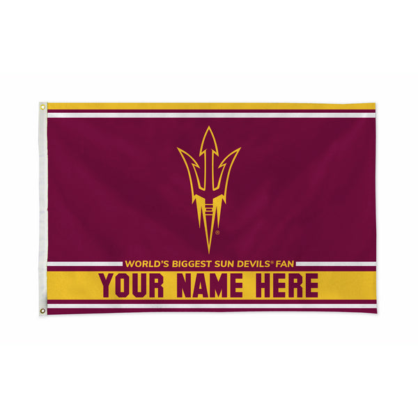 Arizona State Personalized Banner Flag (3X5')