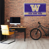 Washington University Personalized Banner Flag (3X5')