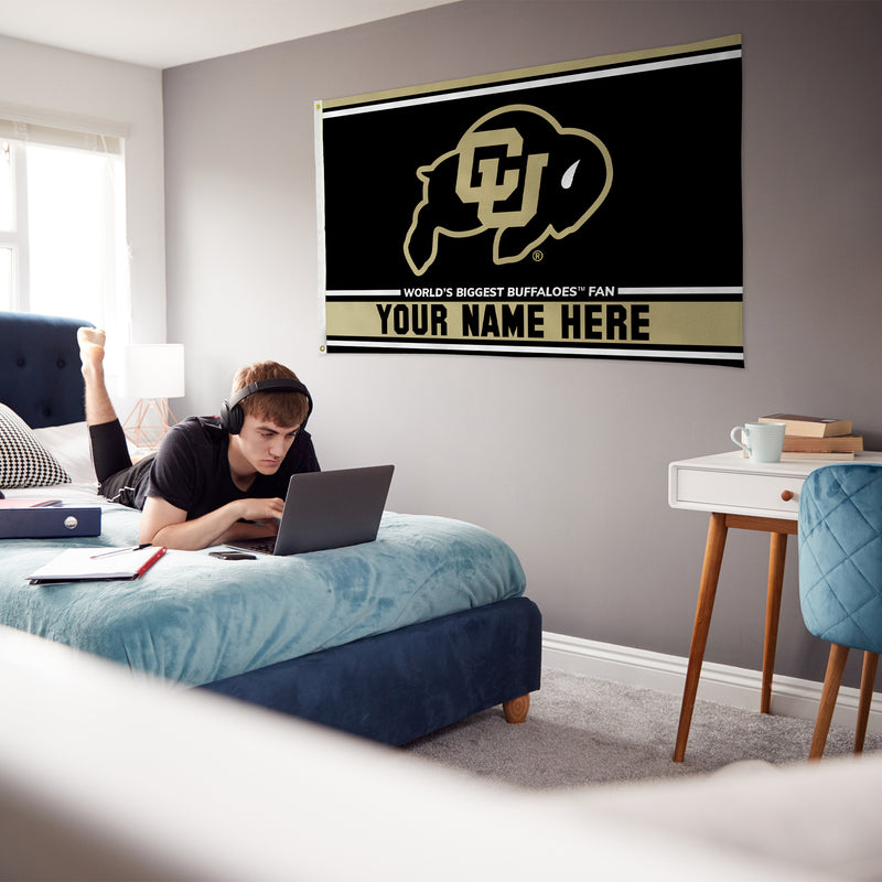 Colorado University Personalized Banner Flag (3X5')