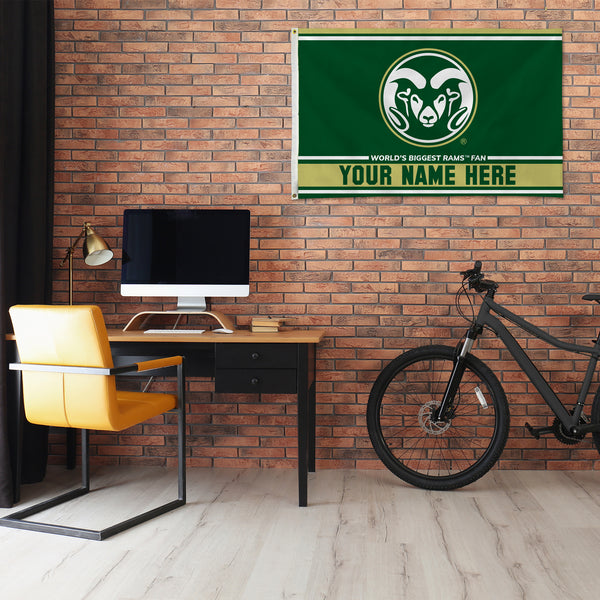 Colorado State Personalized Banner Flag (3X5')