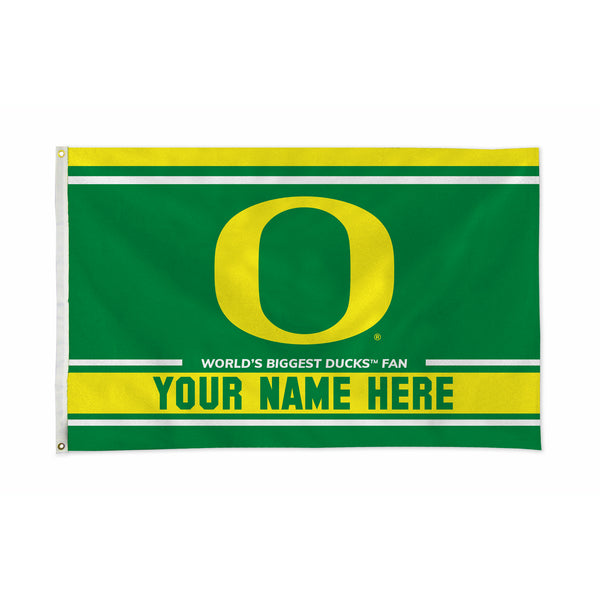 Oregon University Personalized Banner Flag (3X5')