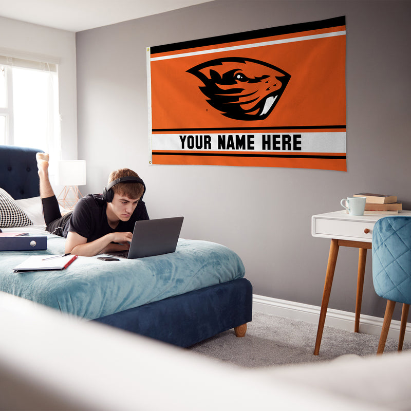 Oregon State Personalized Banner Flag