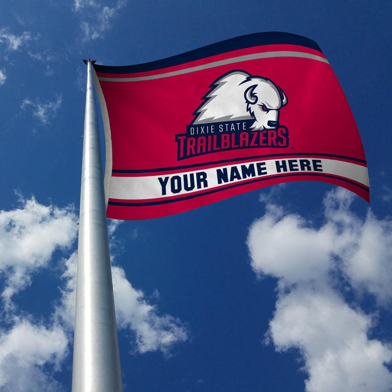 Dixie State University Personalized Banner Flag