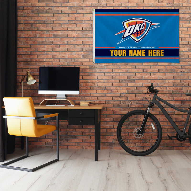Thunder Personalized Banner Flag (3X5')