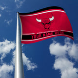 Bulls Personalized Banner Flag (3X5')