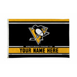 Penguins Personalized Banner Flag (3X5')