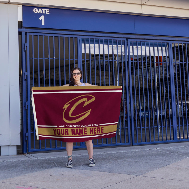 Cavaliers Personalized Banner Flag (3X5')