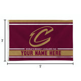 Cavaliers Personalized Banner Flag (3X5')