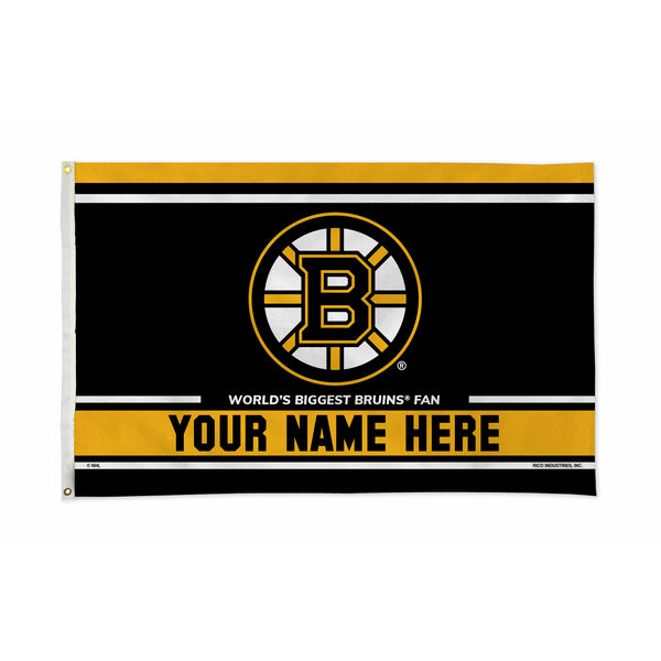 Bruins Personalized Banner Flag (3X5')