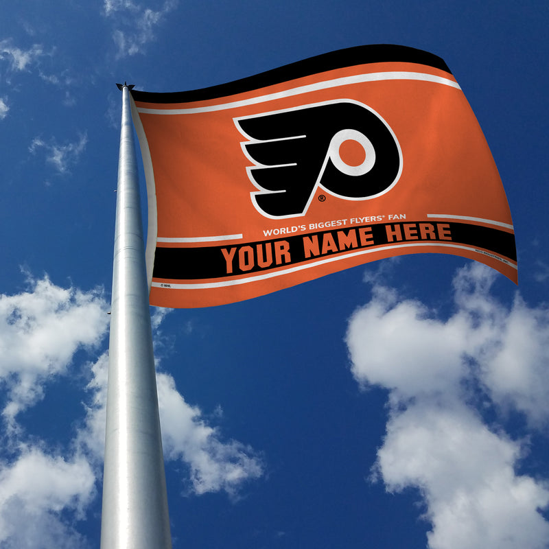 Flyers Personalized Banner Flag (3X5')