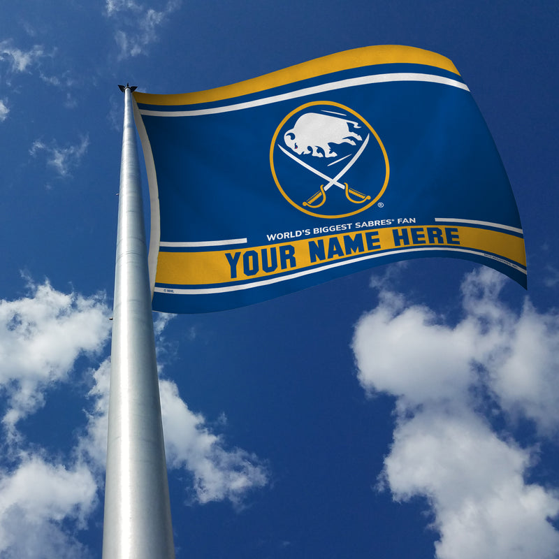 Sabres Personalized Banner Flag (3X5')