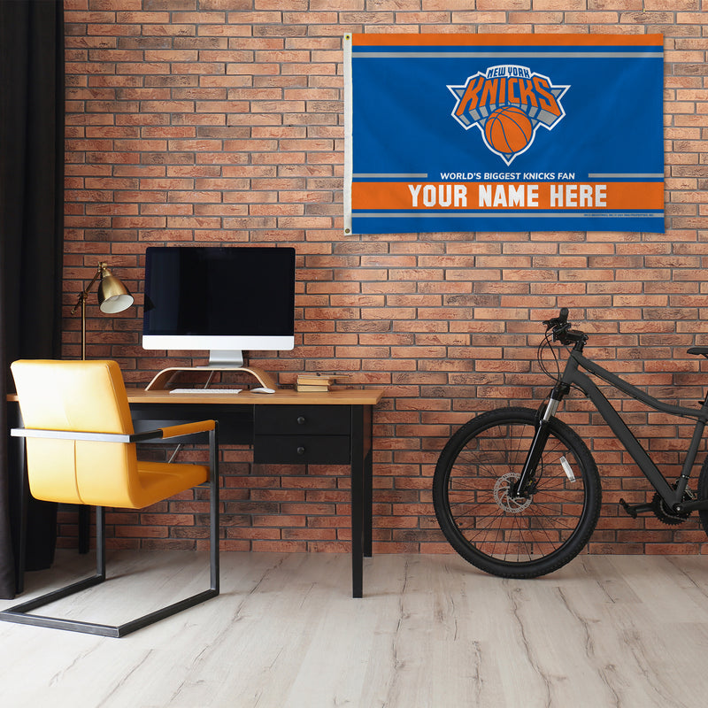 Knicks Personalized Banner Flag (3X5')