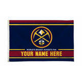 Nuggets Personalized Banner Flag (3X5')