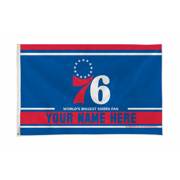 76Ers Personalized Banner Flag (3X5')