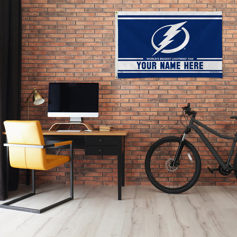 Lightning Personalized Banner Flag (3X5')