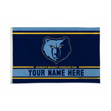 Grizzlies Personalized Banner Flag (3X5')