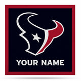 Houston Texans 23" Personalized Felt Wall Banner