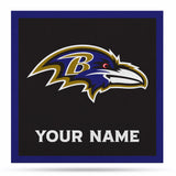 Baltimore Ravens 23" Personalized Felt Wall Banner