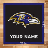 Baltimore Ravens 23" Personalized Felt Wall Banner