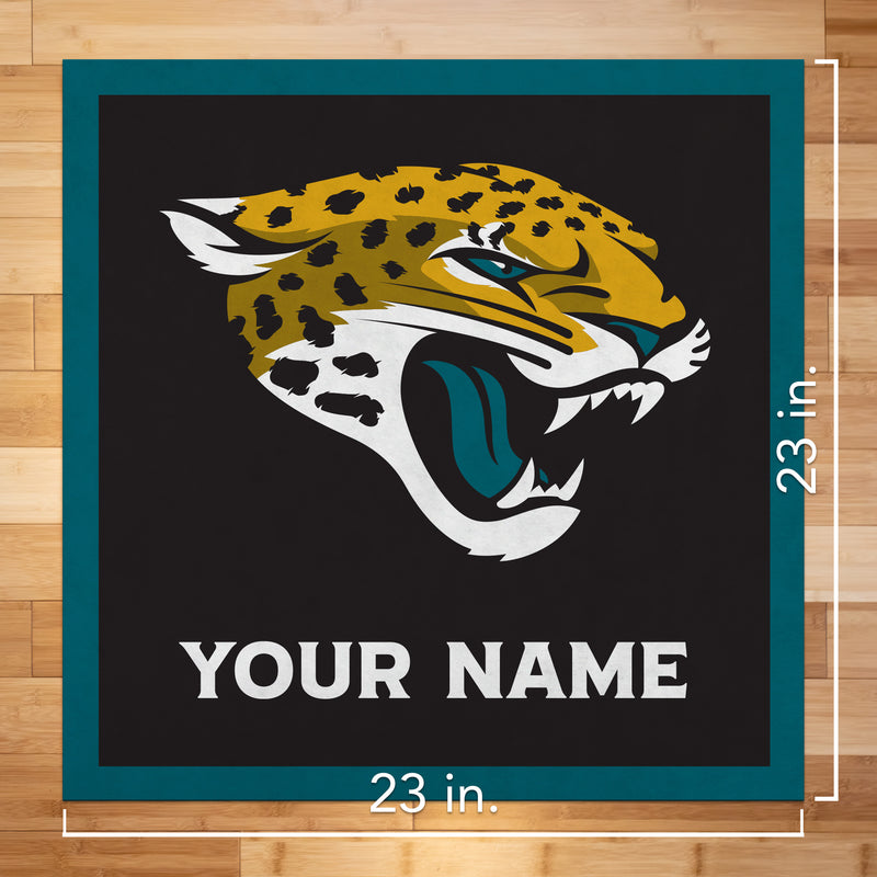 Jacksonville Jaguars 23" Personalized Felt Wall Banner