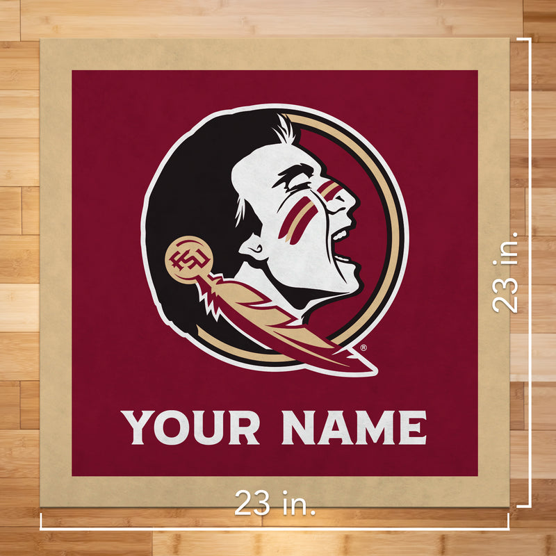 Florida State Seminoles 23" Personalized Felt Wall Banner