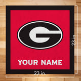 Georgia Bulldogs 23" Personalized Felt Wall Banner