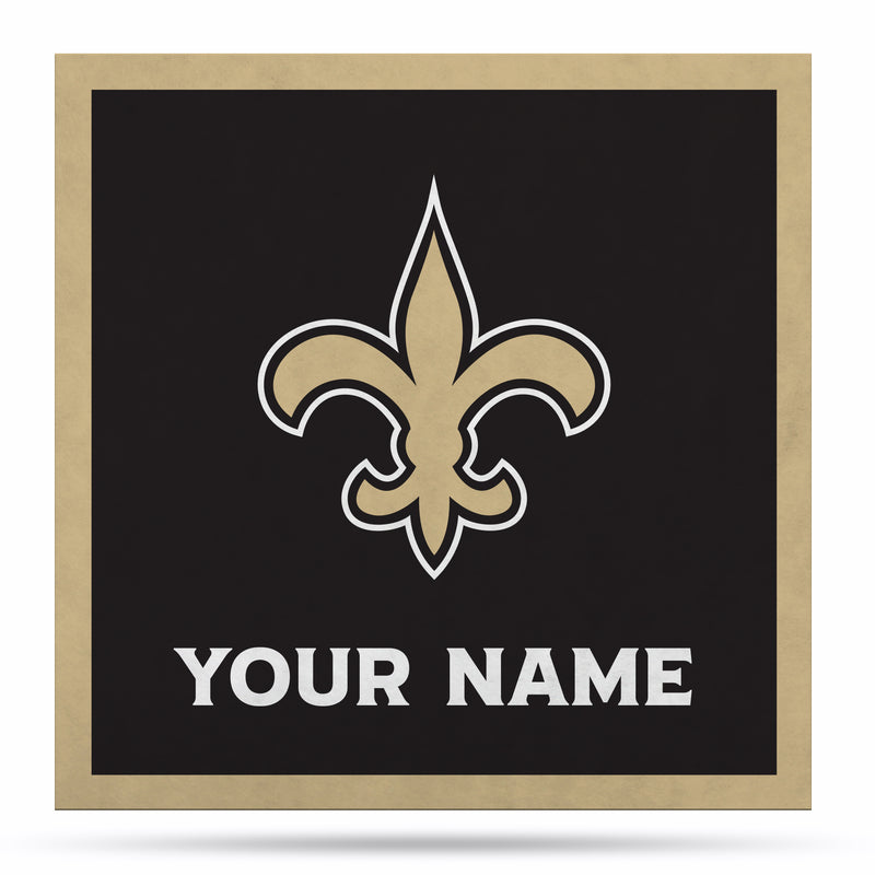 New Orleans Saints 23" Personalized Felt Wall Banner