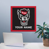 North Carolina State Wolfpack 23" Personalized Felt Wall Banner