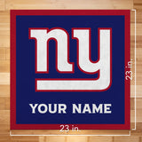 New York Giants 23" Personalized Felt Wall Banner