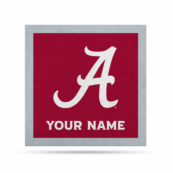 Alabama Crimson Tide 23" Personalized Felt Wall Banner