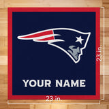 New England Patriots 23" Personalized Felt Wall Banner