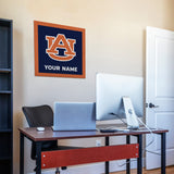 Auburn Tigers 23" Personalized Felt Wall Banner