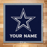 Dallas Cowboys 23" Personalized Felt Wall Banner