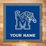 University Of Memphis Personalized Felt Wall Banner