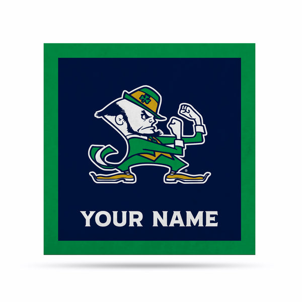 Notre Dame Fighting Irish 23" Personalized Felt Wall Banner
